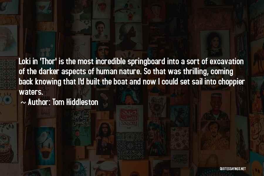 Springboard Quotes By Tom Hiddleston