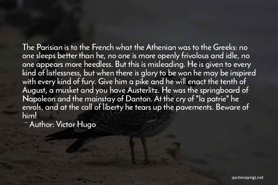 Springboard Quotes By Victor Hugo
