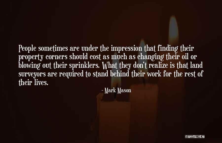 Sprinklers Quotes By Mark Mason