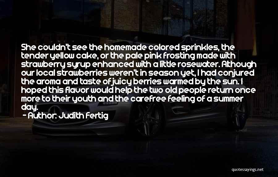 Sprinkles Quotes By Judith Fertig