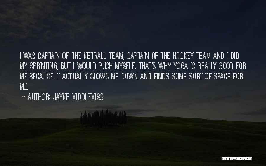 Sprinting Quotes By Jayne Middlemiss