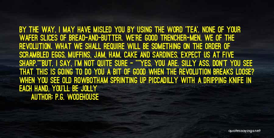 Sprinting Quotes By P.G. Wodehouse