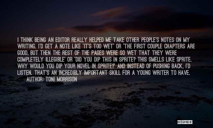 Sprite Can Quotes By Toni Morrison
