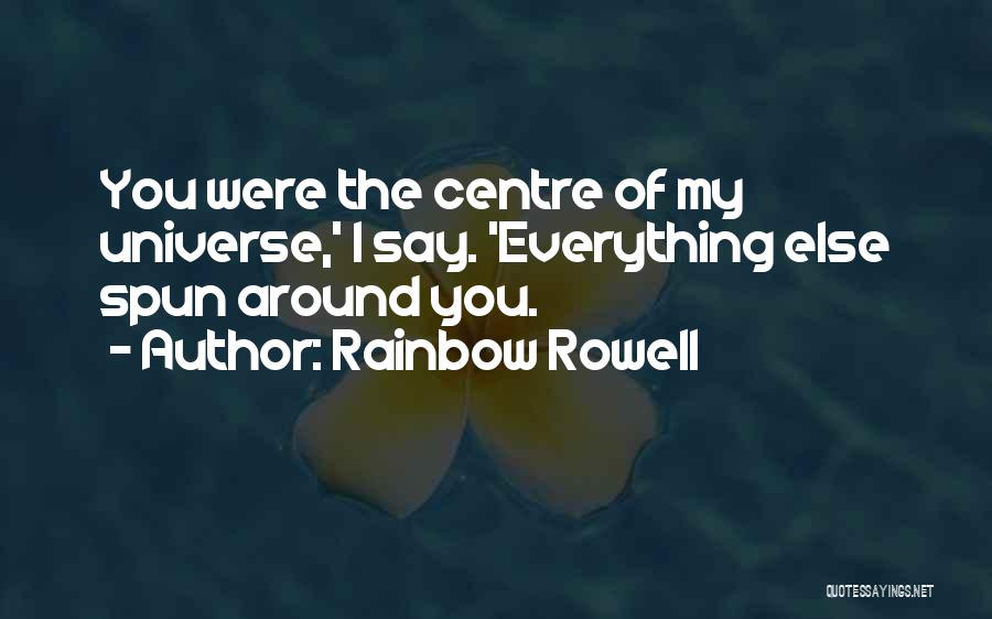 Spun Quotes By Rainbow Rowell