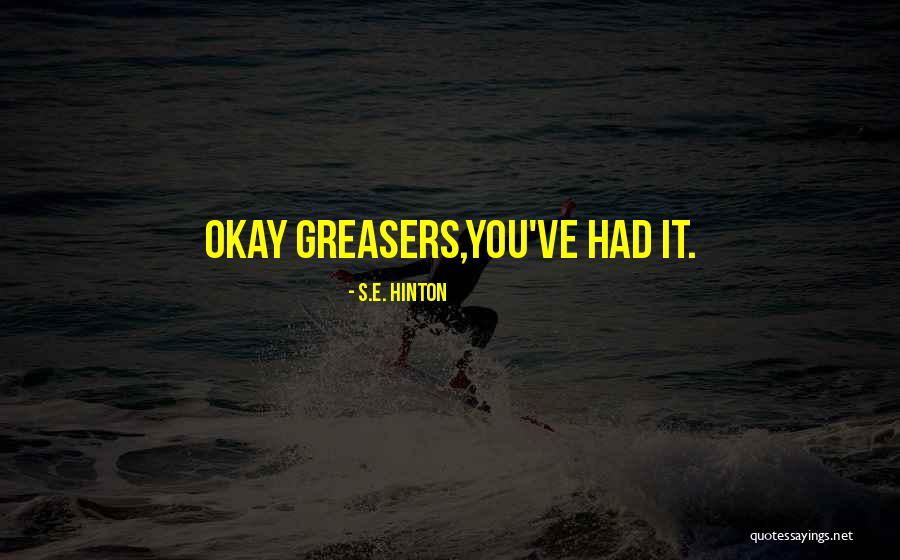 Spungen Donahue Quotes By S.E. Hinton Spungen Donahue Quotes By S.E. Hinton