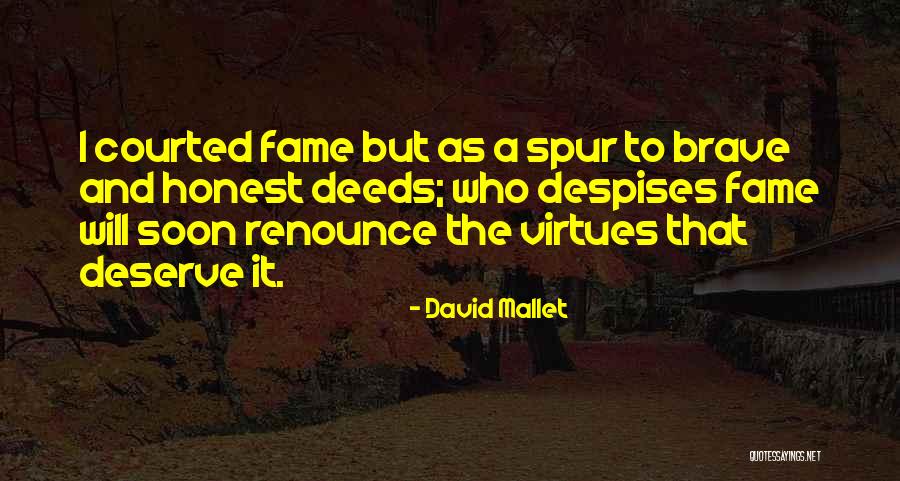 Spur Quotes By David Mallet Spur Quotes By David Mallet