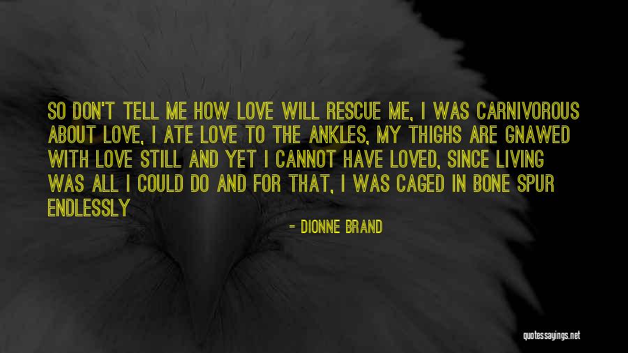 Spur Quotes By Dionne Brand