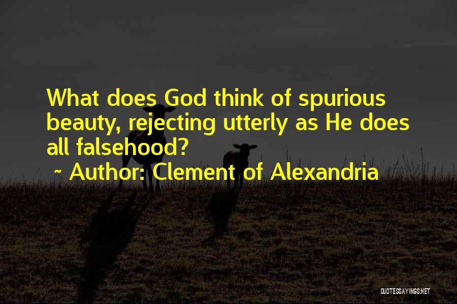 Spurious Quotes By Clement Of Alexandria