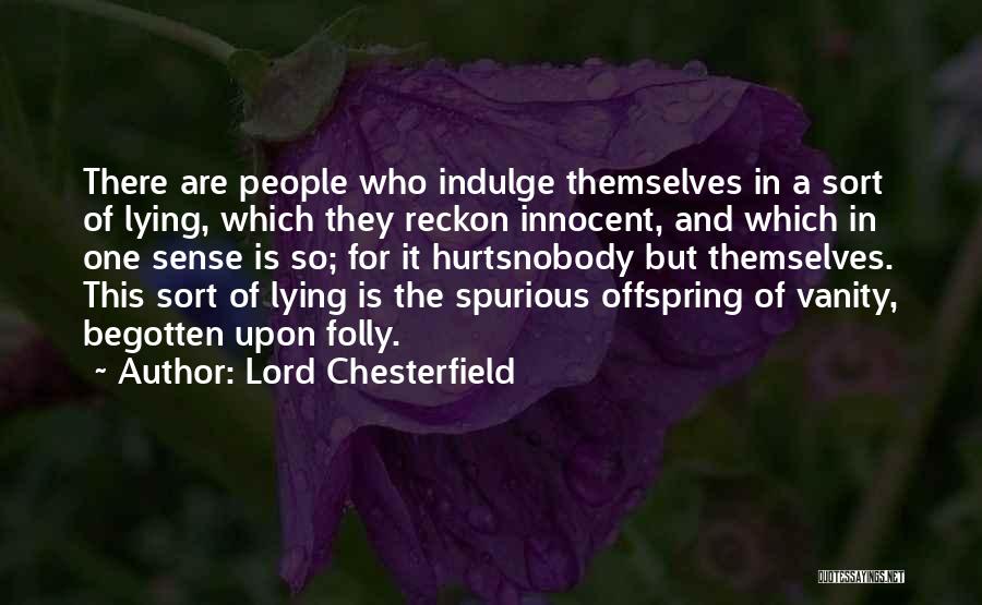 Spurious Quotes By Lord Chesterfield