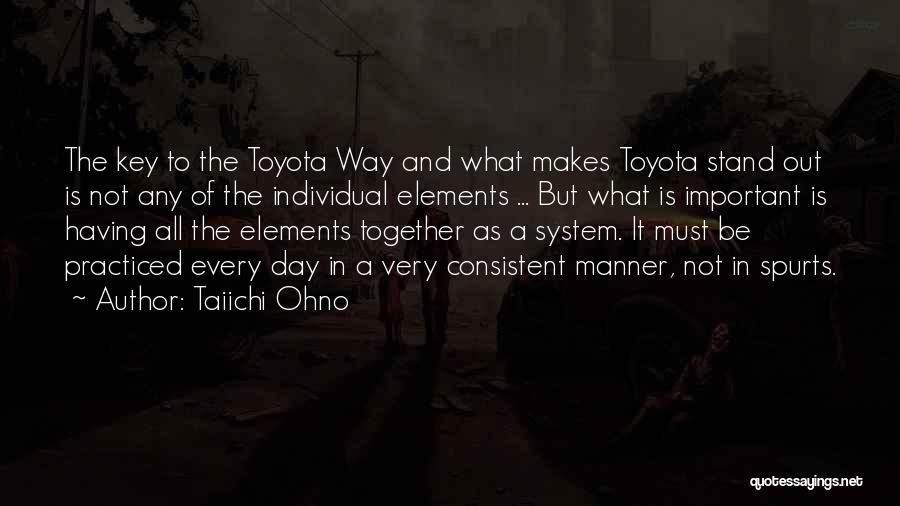 Spurts In Quotes By Taiichi Ohno