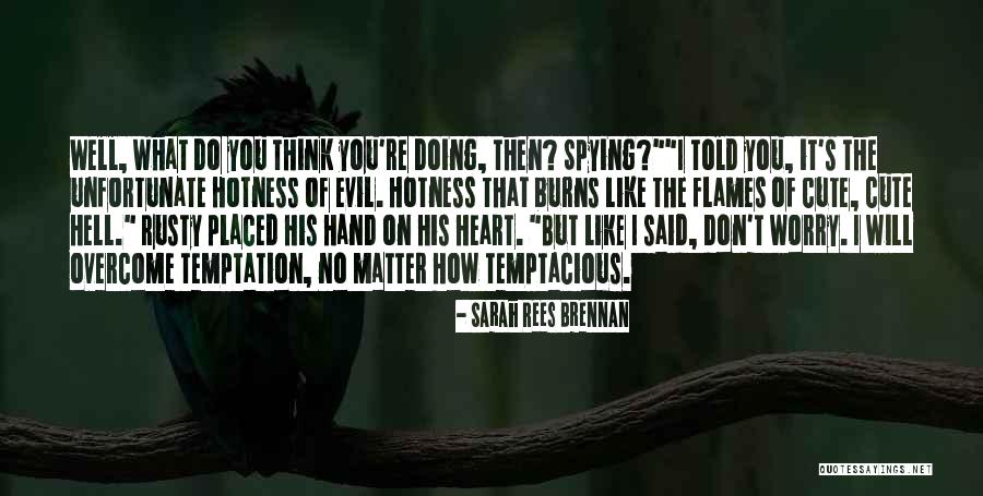 Spying Others Quotes By Sarah Rees Brennan