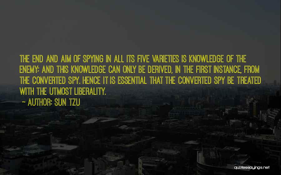 Spying Quotes By Sun Tzu