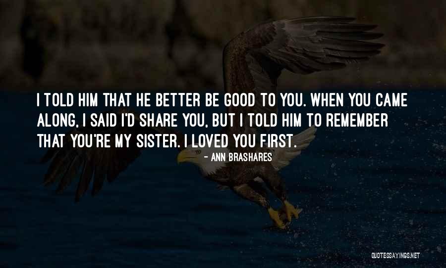 Squalo Quotes By Ann Brashares Squalo Quotes By Ann Brashares