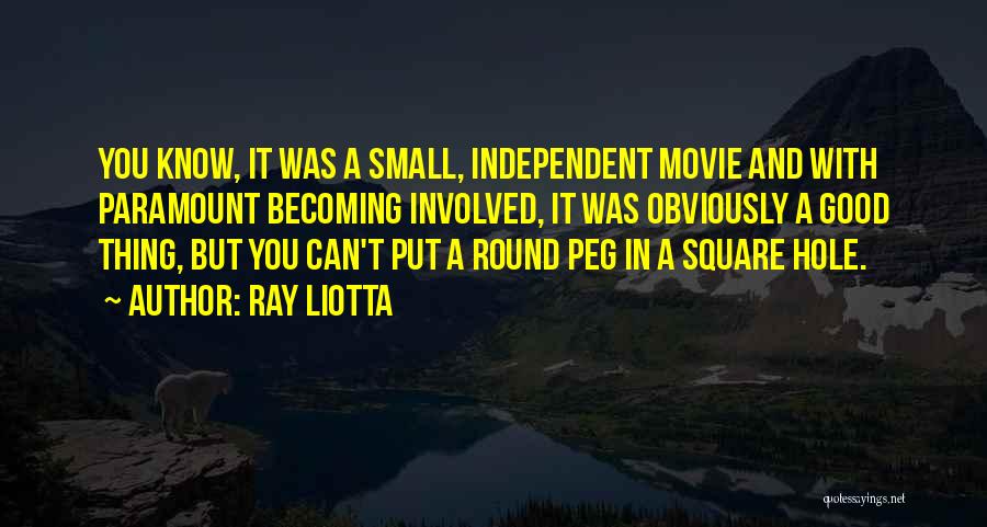 Square Peg Round Hole Quotes By Ray Liotta