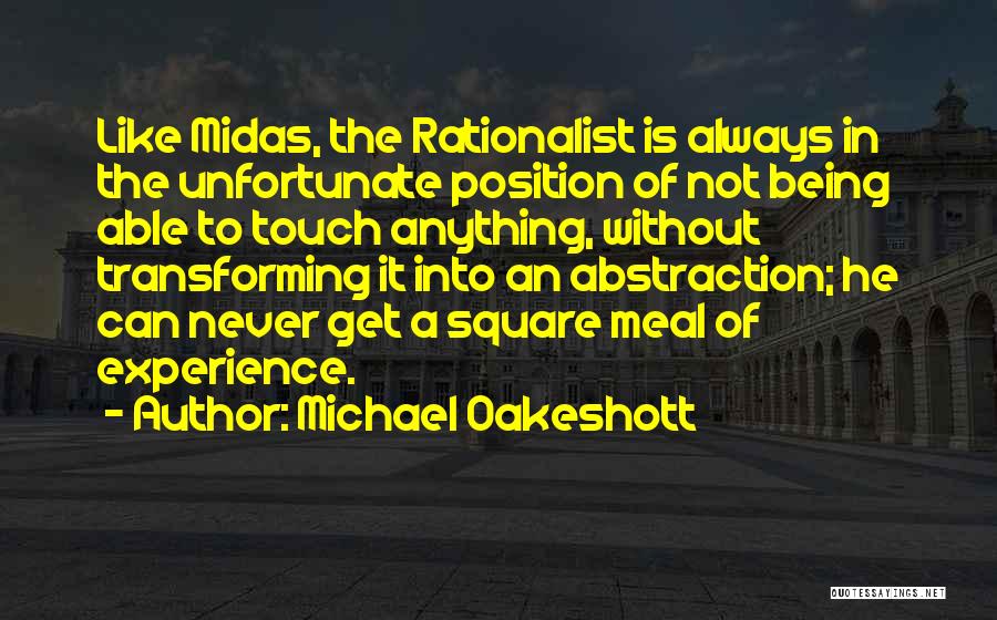 Square Quotes By Michael Oakeshott
