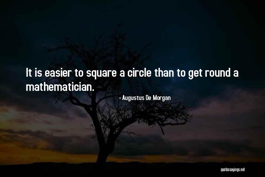 Squares Quotes By Augustus De Morgan