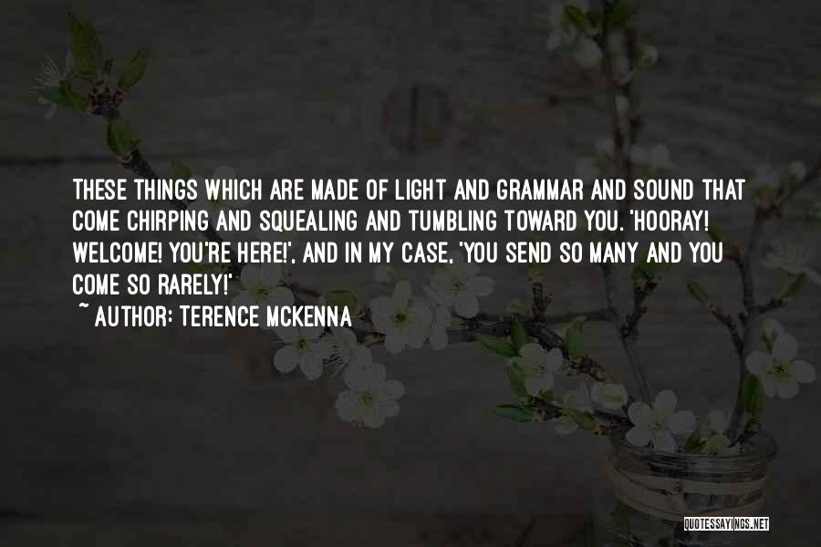 Squealing Quotes By Terence McKenna