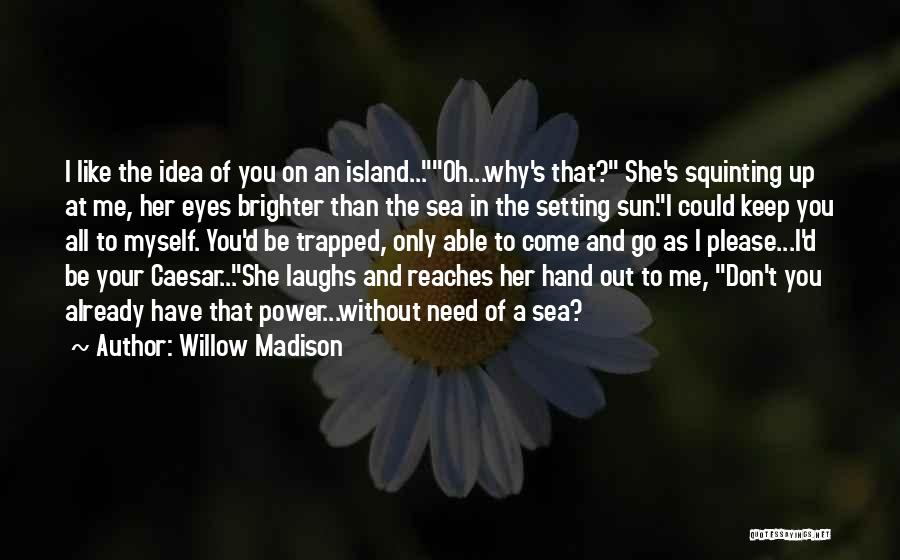 Squinting Eyes Quotes By Willow Madison