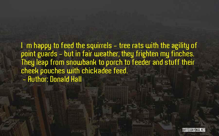 Squirrels Quotes By Donald Hall