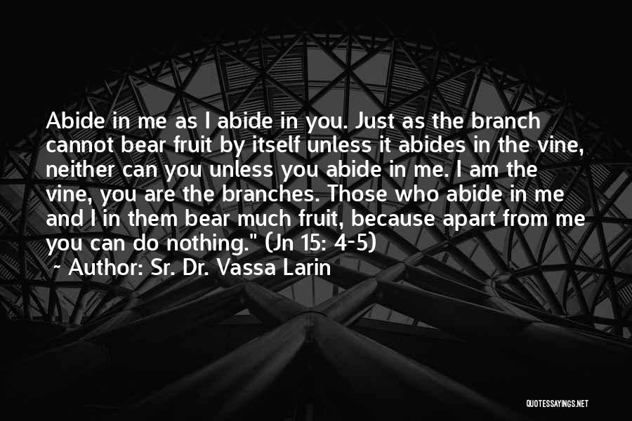 Sr. Dr. Vassa Larin Quotes 493484