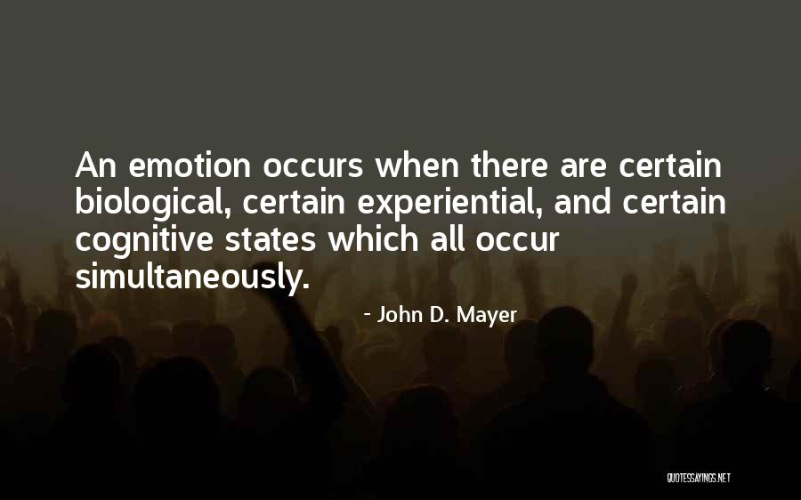 Sr Pelo Quotes By John D. Mayer Sr Pelo Quotes By John D. Mayer