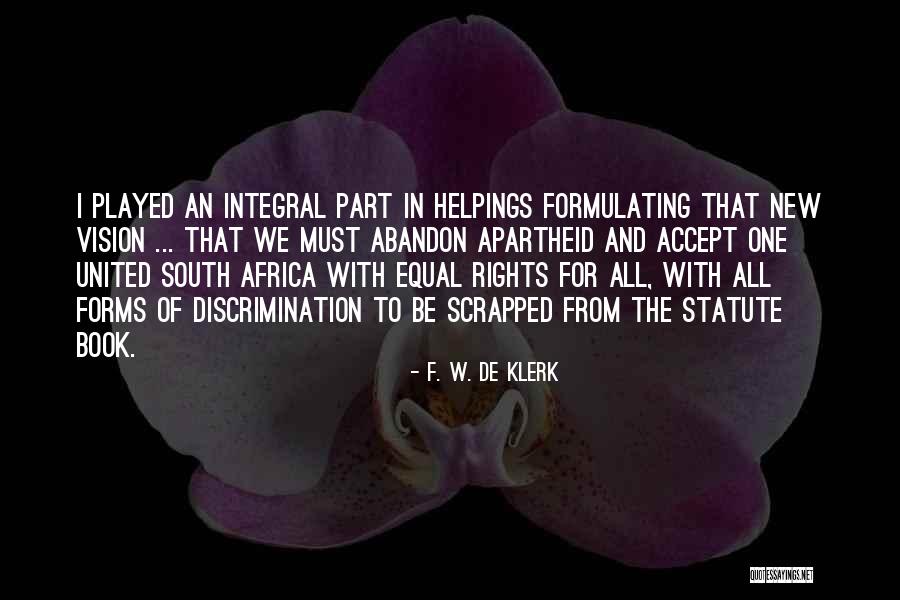 Srdce Popis Quotes By F. W. De Klerk Srdce Popis Quotes By F. W. De Klerk