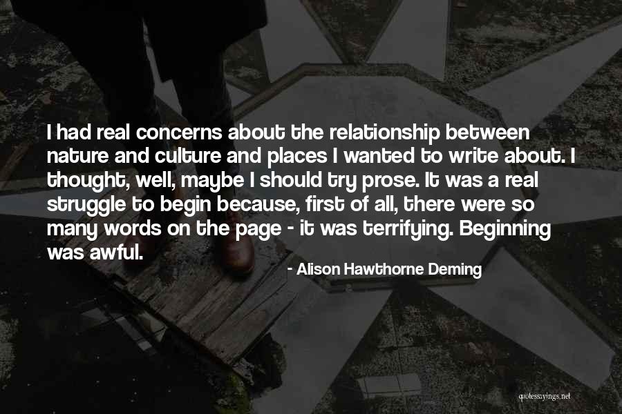 Srinigar Quotes By Alison Hawthorne Deming Srinigar Quotes By Alison Hawthorne Deming