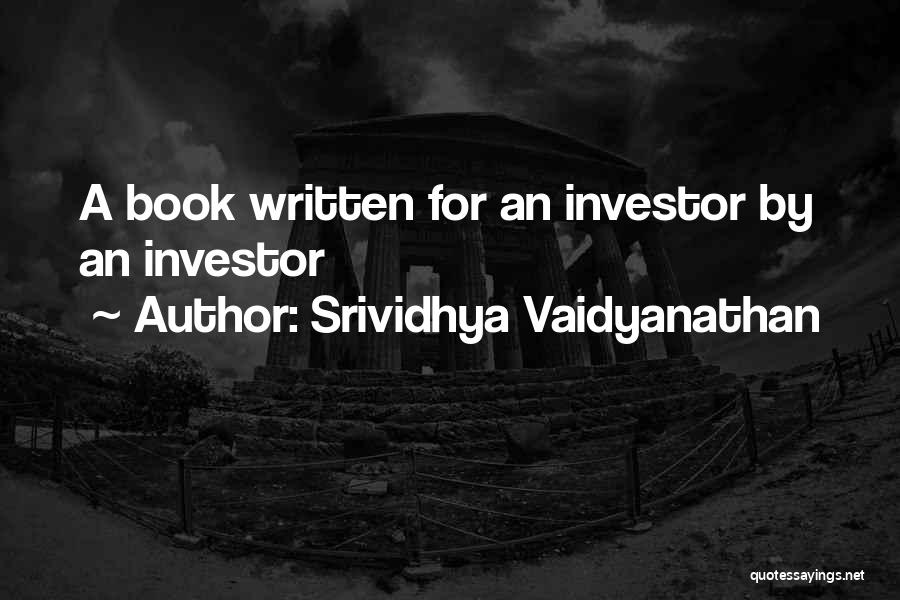 Srividhya Vaidyanathan Quotes 708843