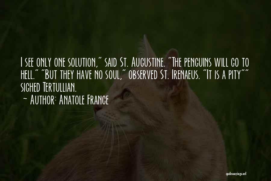 St Augustine Quotes By Anatole France