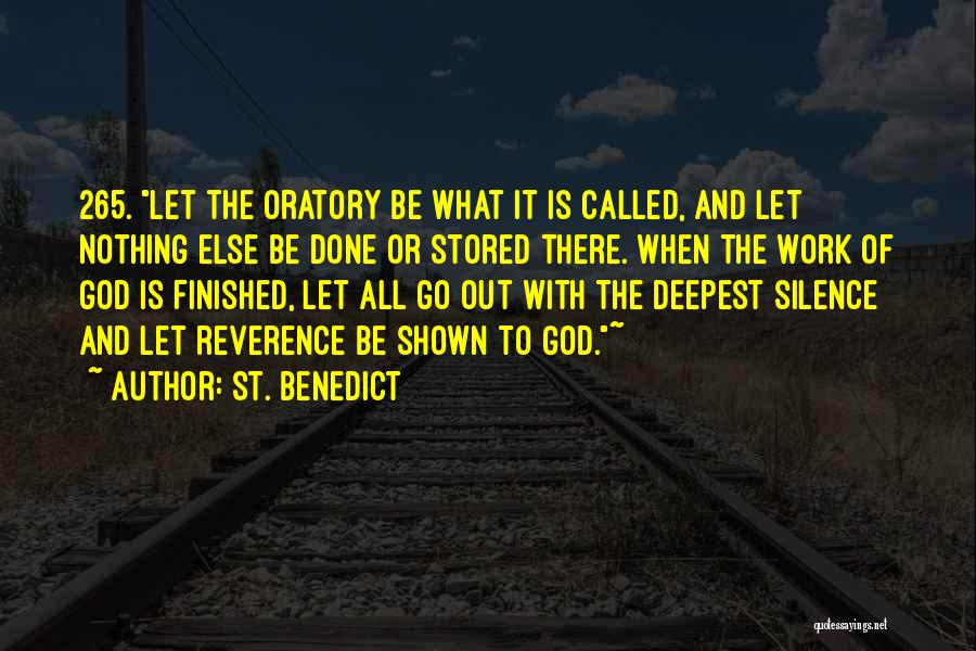 St. Benedict Quotes 926070