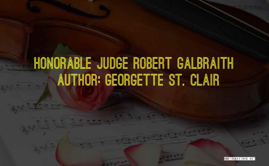 St Clair Quotes By Georgette St. Clair