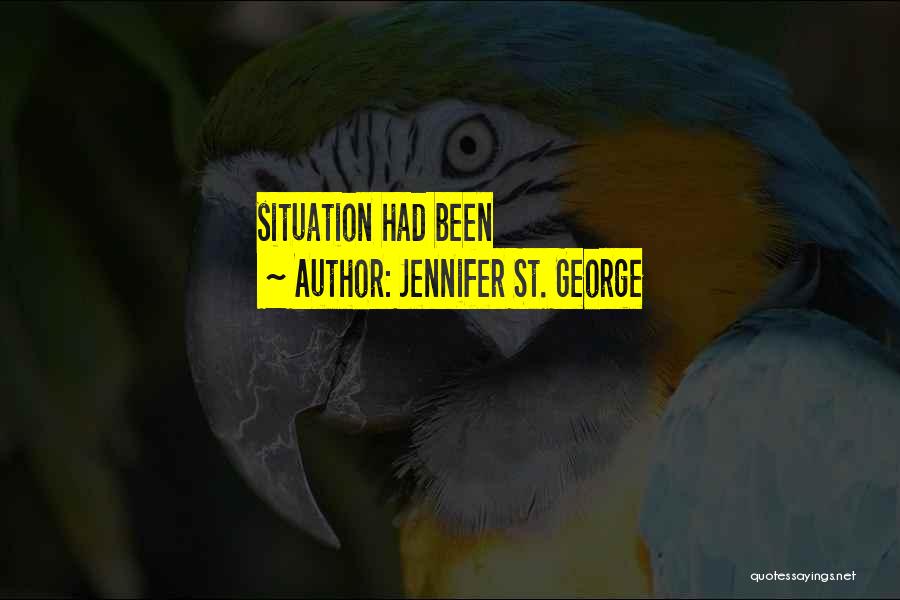 St George Quotes By Jennifer St. George