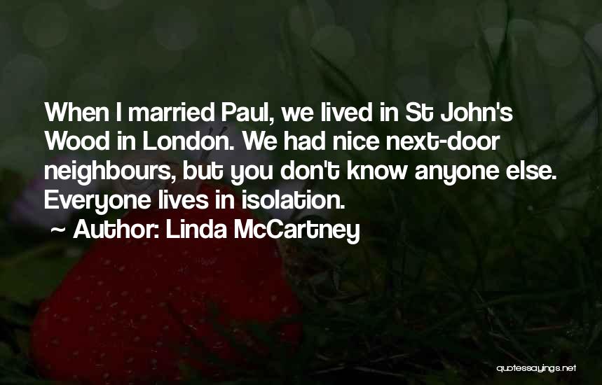 St John Paul Quotes By Linda McCartney