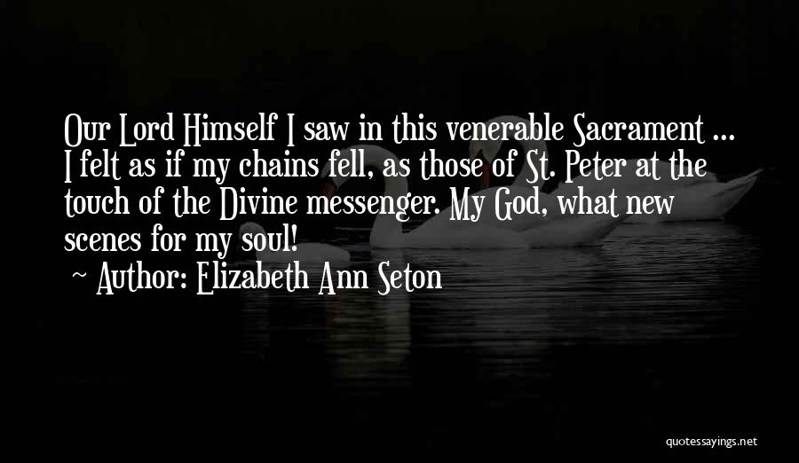 St Peter Quotes By Elizabeth Ann Seton