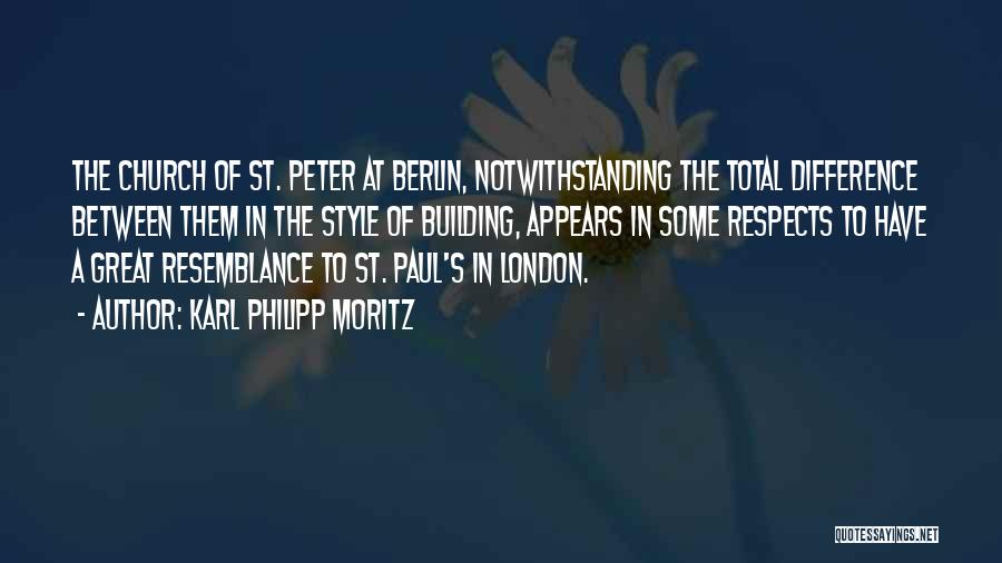 St Peter Quotes By Karl Philipp Moritz
