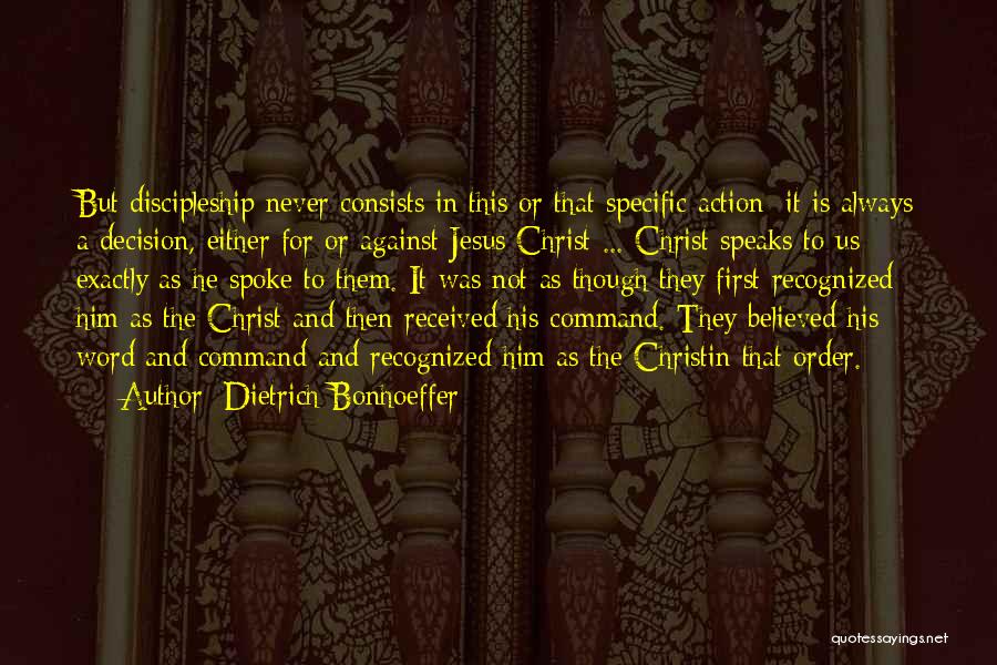 St Vincent Ferrer Quotes By Dietrich Bonhoeffer