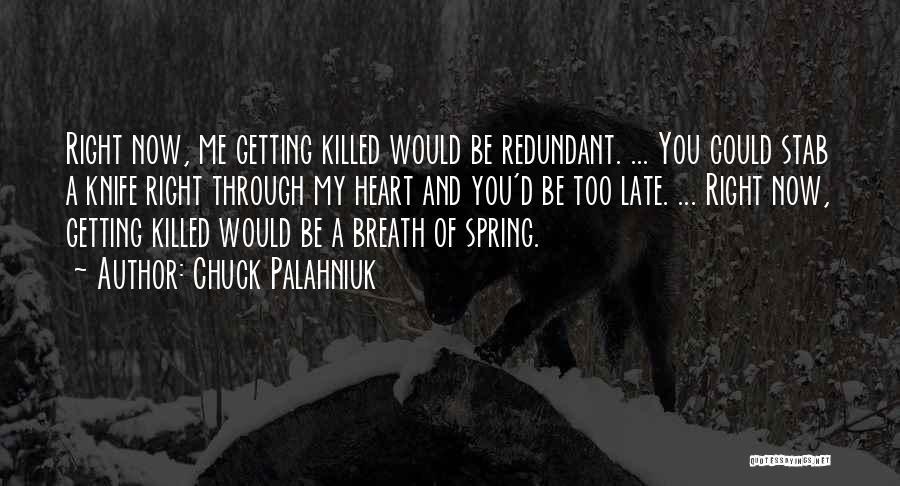 Stab Heart Quotes By Chuck Palahniuk