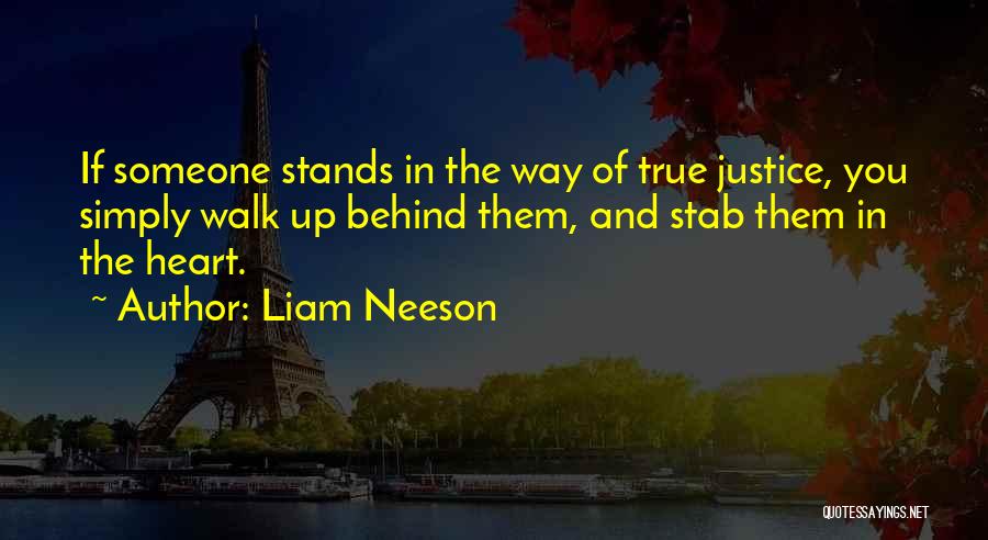 Stab Heart Quotes By Liam Neeson