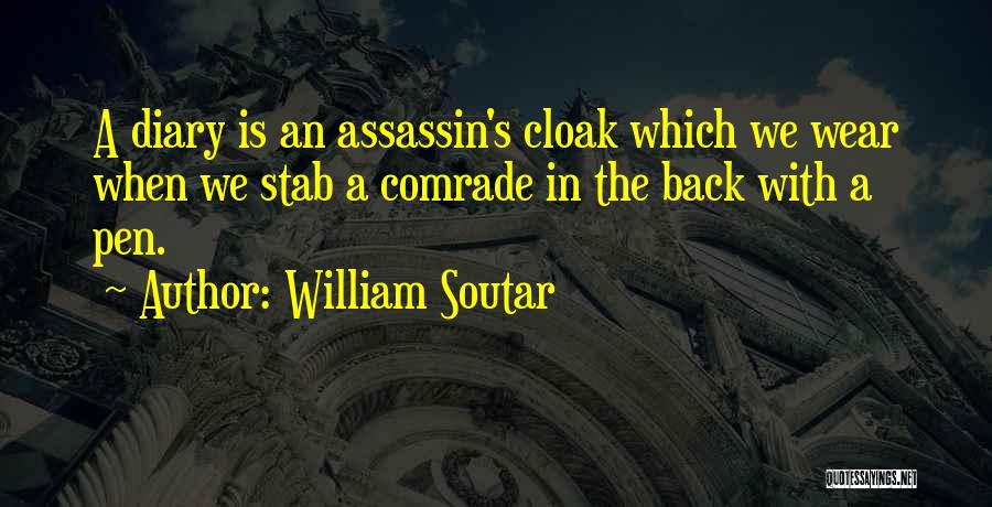 Stab Me In The Back Quotes By William Soutar