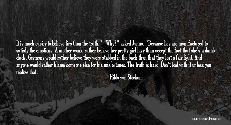 Stabbed My Back Quotes By Hilda Van Stockum