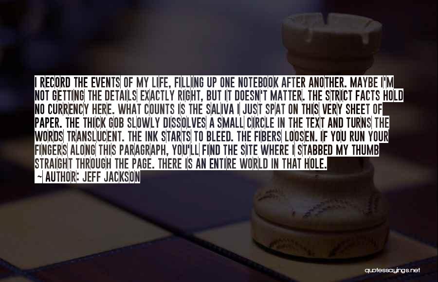 Stabbed Quotes By Jeff Jackson
