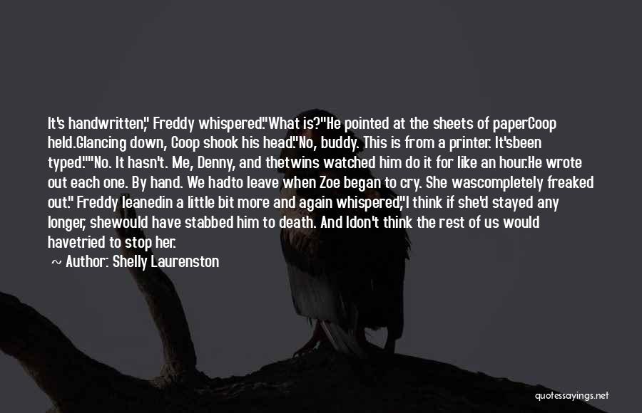 Stabbed Quotes By Shelly Laurenston