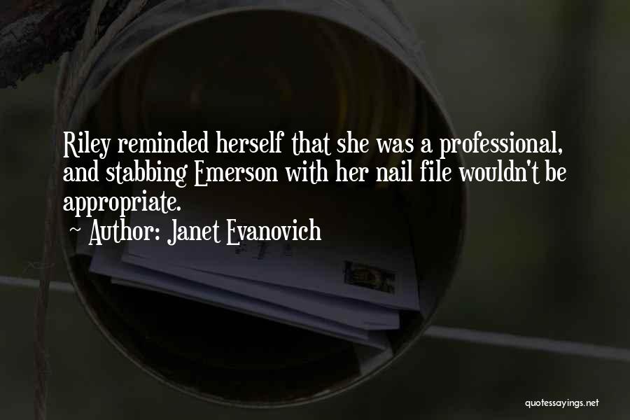 Stabbing Quotes By Janet Evanovich