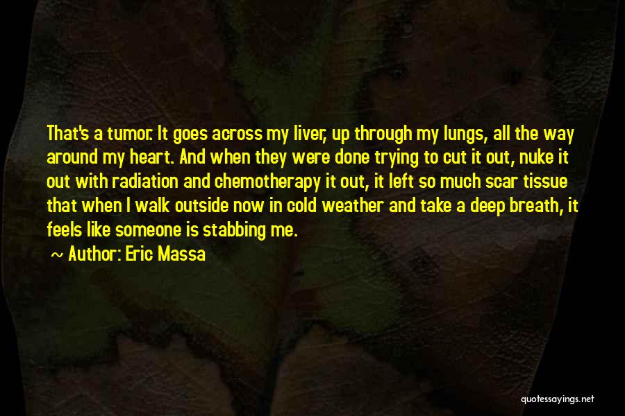 Stabbing Someone Quotes By Eric Massa