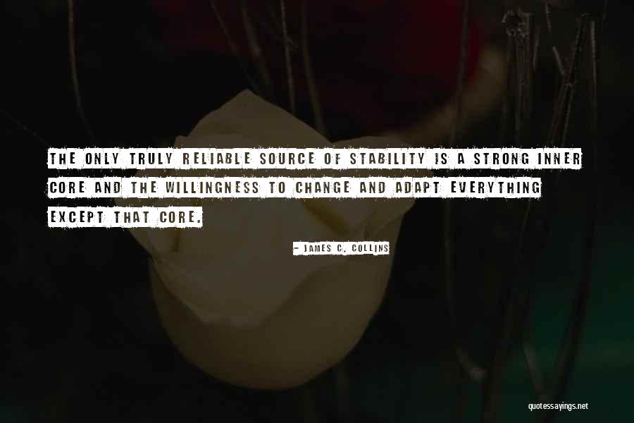 Stability And Change Quotes By James C. Collins Stability And Change Quotes By James C. Collins