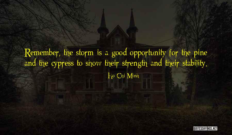 Stability Quotes By Ho Chi Minh