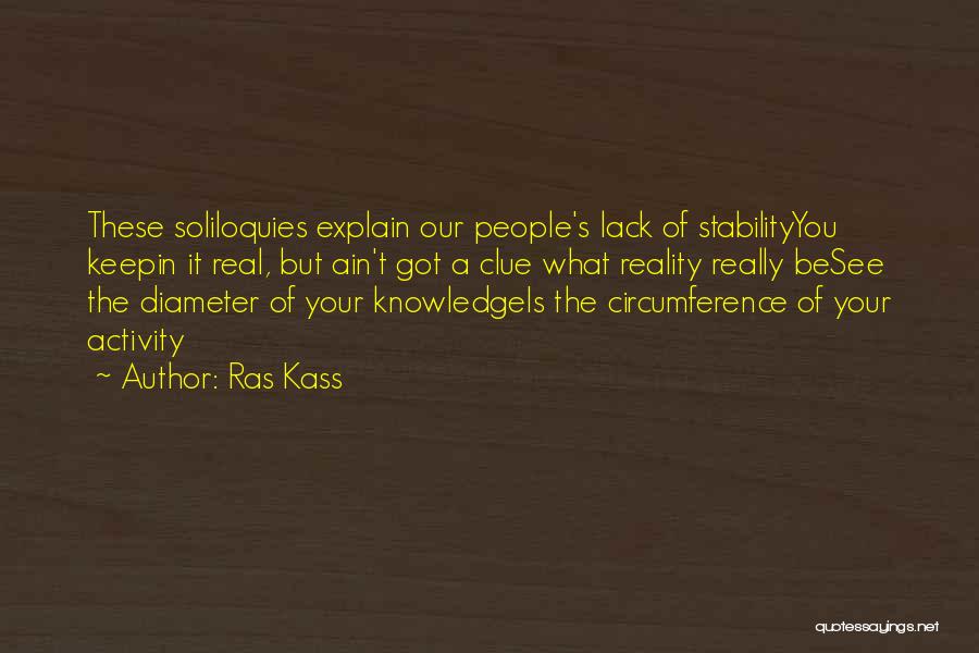 Stability Quotes By Ras Kass