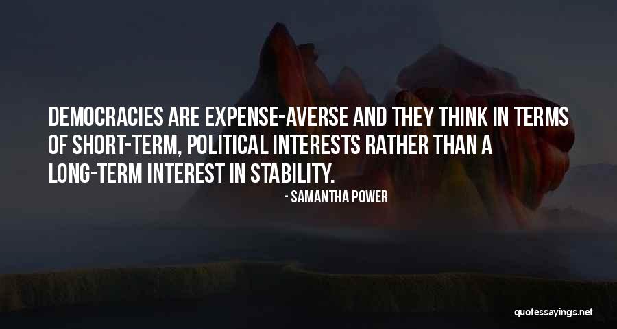 Stability Quotes By Samantha Power Stability Quotes By Samantha Power