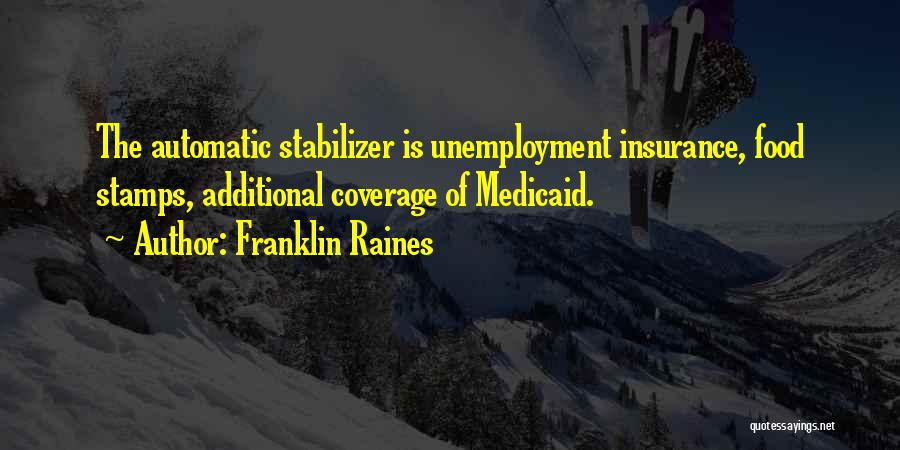 Stabilizer Quotes By Franklin Raines