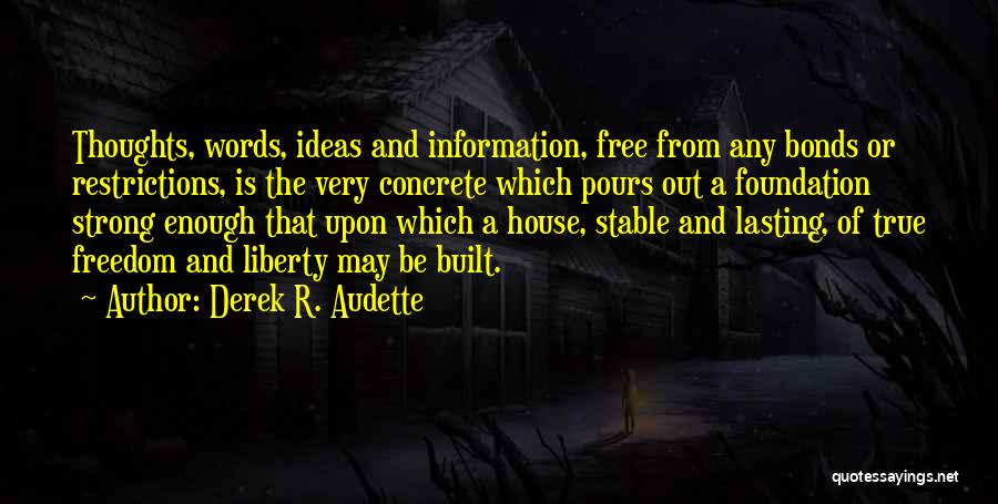 Stable Foundation Quotes By Derek R. Audette